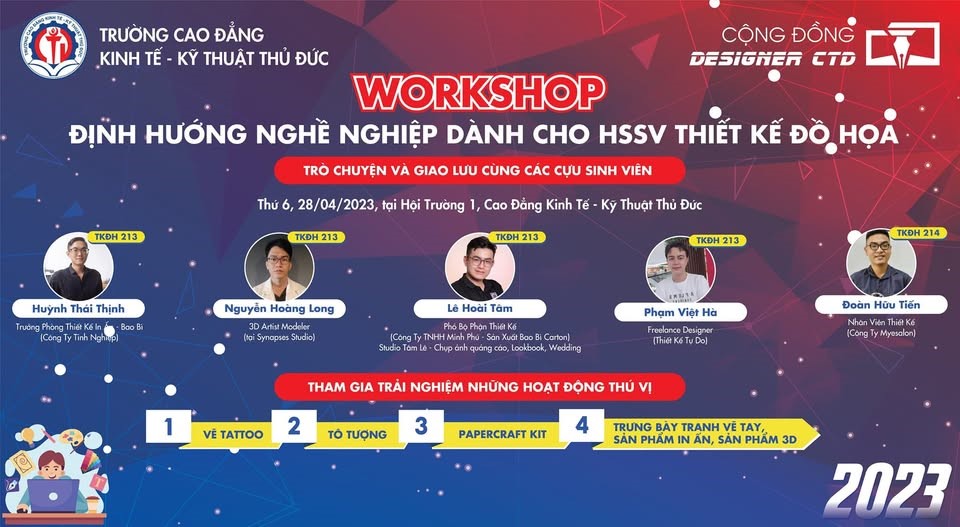 Workshop “Định hướng nghề nghiệp”  Nơi kết nối đam mê, truyền cảm hứng cho sinh viên Thiết kế đồ họa